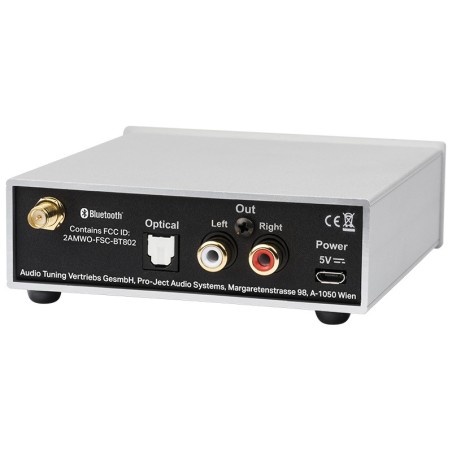 Pro-Ject BLUETOOTH BOX S2 HD Silver - Ricevitore Bluetooth