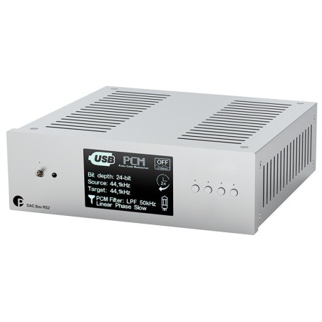 Pro-ject dac box rs2 silver - convertitore d/a