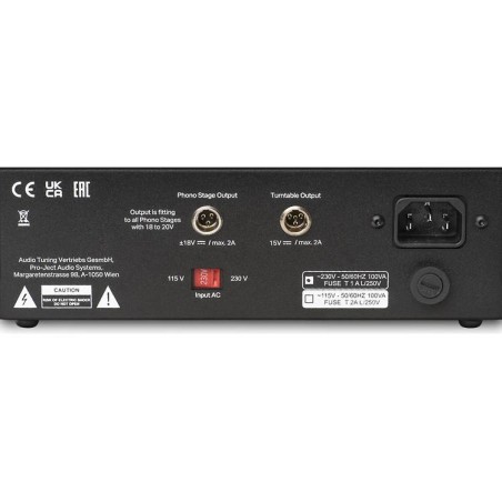 Pro-Ject POWER BOX RS2 PHONO Nero - Stadio di alimentazione