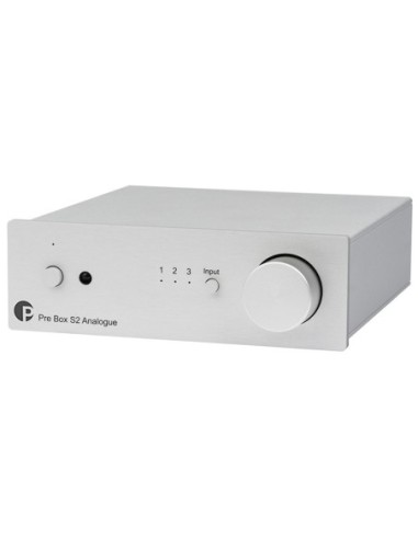 Pro-ject pre box s2 analogue silver - preamplificatore stereo