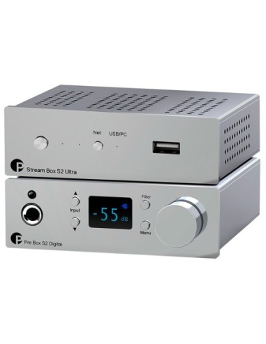 Pro-ject stream box s2 ultra & pre box s2 digital chrome set