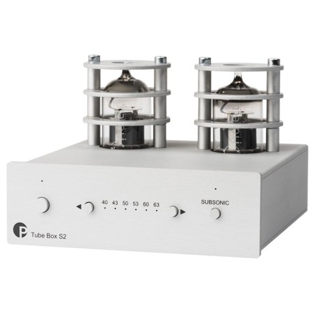 Pro-ject tube box s2 silver - stadio fono mm/mc