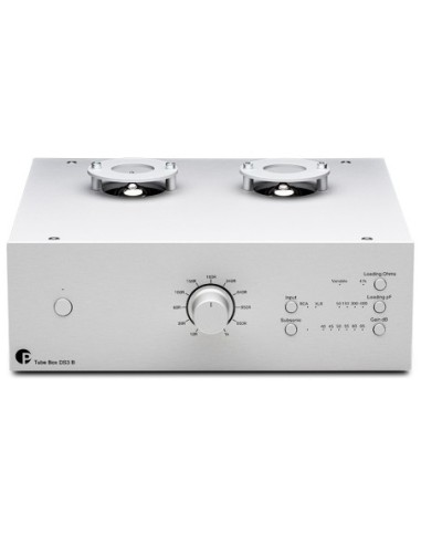 Pro-Ject TUBE BOX DS3 B Silver - Stadio fono MM-MC