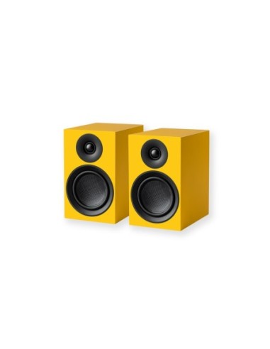 Pro-Ject Speaker Box 5 E Carbon Giallo - Coppia diffusori da libreria
