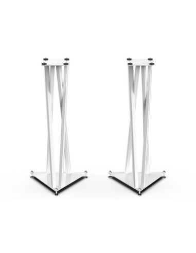 Pro-Ject TRISTAND Bianco - Coppia stand in acciaio per diffusori