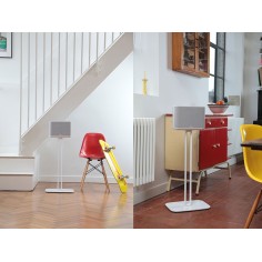 Denon SoundXtra floorstand 250 bianco 2