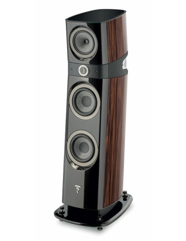 Focal SOPRA N° 2 makassar con parte superiore nera - Coppia diffusori da pavimento a 3 vie