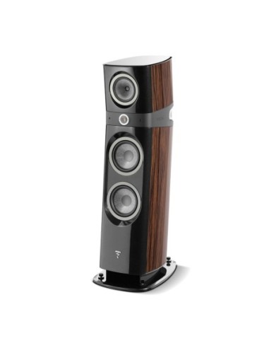 Focal SOPRA N° 3 makassar con parte superiore nera - Coppia diffusori da pavimento a 3 vie