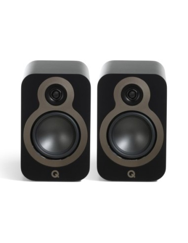 Q Acoustics Q 3020C nero satin - Coppia diffusori da stand