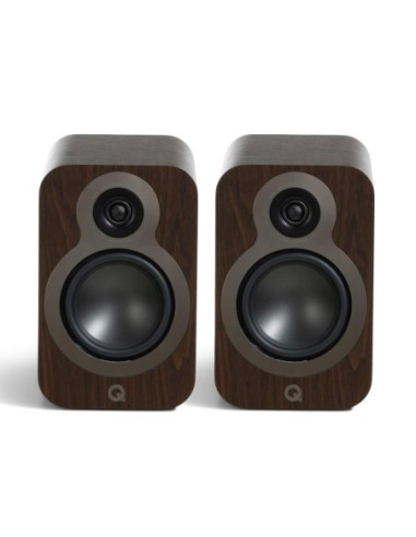 Q Acoustics Q 3030C claro walnut chiaro - Coppia diffusori da stand