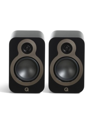 Q Acoustics Q 3030C nero satin - Coppia diffusori da stand