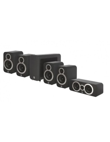 Q Acoustics Q 3010C 5.1 CINEMA PACK nero satin - Sistema home cinema