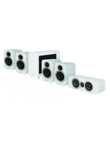Q Acoustics Q 3010C 5.1 CINEMA PACK bianco satin - Sistema home cinema