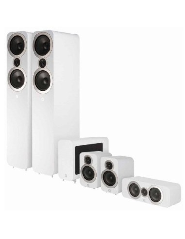 Q Acoustics Q 3050C 5.1 CINEMA PACK bianco satin - Sistema home cinema