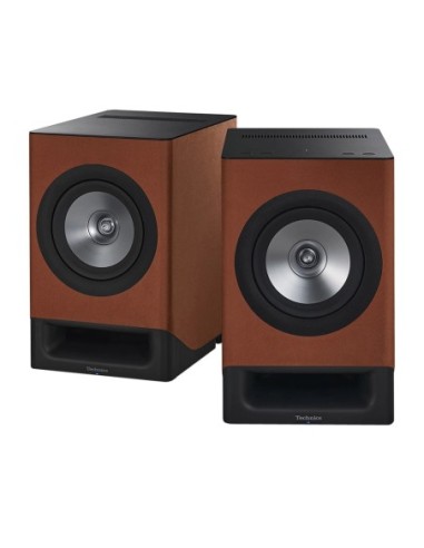 TECHNICS SC-CX700 TERRACOTTA BROWN - Coppia diffusori amplificati da supporto Premium Class