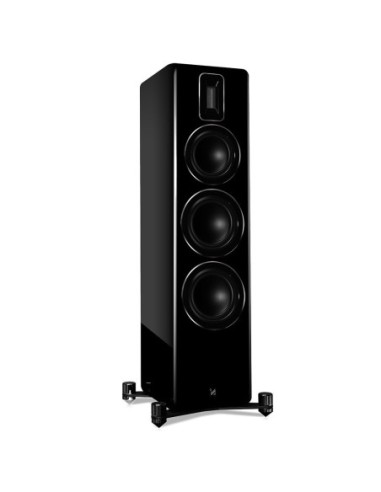 QUAD REVELA 2 PIANO BLACK - Coppia diffusori da pavimento