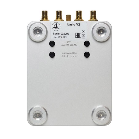 Clearaudio basic v2 silver el032/s - preamplificatore phono mm/mc