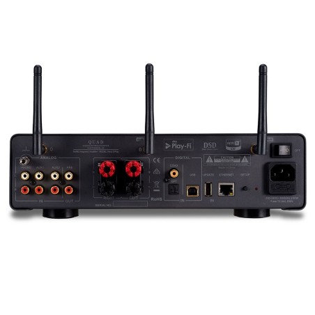 Quad vena ii play lancaster grey - amplificatore integrato compatto