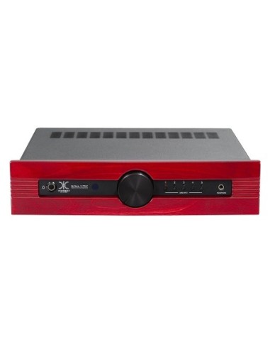 SYNTHESIS ROMA 117DC RED LACQUER WOOD - Preamplificatore stereofonico valvolare