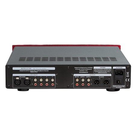 SYNTHESIS ROMA 117DC RED LACQUER WOOD ESPOSITIVO - Preamplificatore stereofonico valvolare