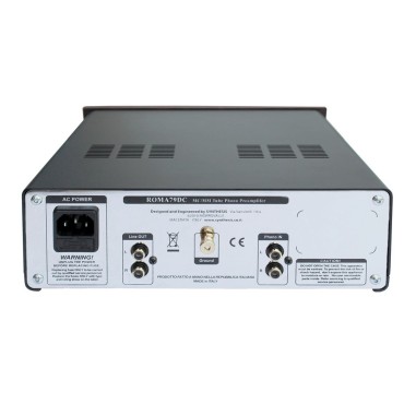 Synthesis roma 79dc black - preamplificatore phono valvolare mm/mc