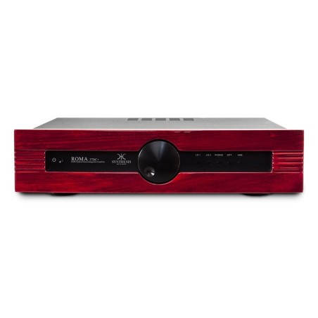 Synthesis roma 37dc+ wood - amplificatore integrato stereofonico
