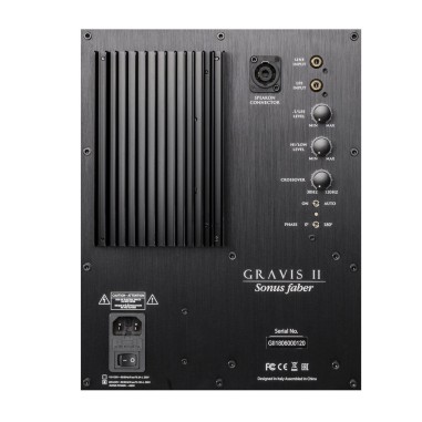 Sonus faber gravis ii matte white - subwoofer attivo bass reflex