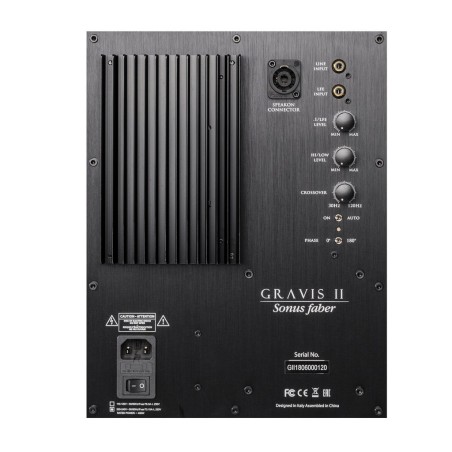 Sonus faber gravis ii matte white - subwoofer attivo bass reflex