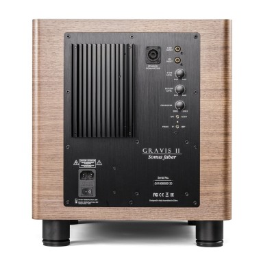 Sonus faber gravis ii wood - subwoofer attivo bass reflex