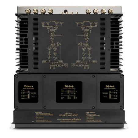 Mcintosh mc 312 - amplificatore finale di potenza stereofonico
