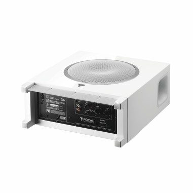 Subwoofer attivo ultracompatto wireless focal sub air laccato bianco