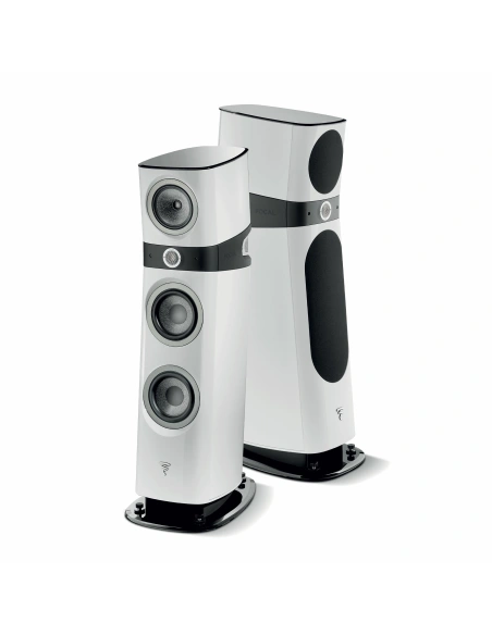 Focal sopra n° 2 bianco laccato - coppia diffusori da pavimento