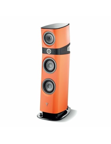 Focal sopra n° 2 arancione laccato - coppia diffusori da pavimento