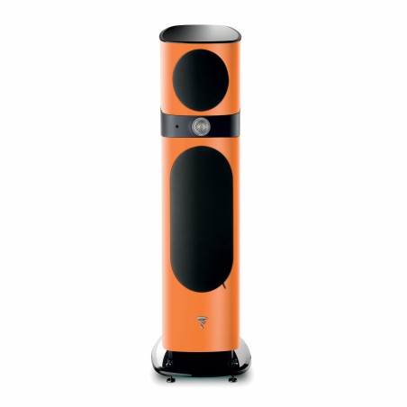 Focal sopra n° 2 arancione laccato - coppia diffusori da pavimento