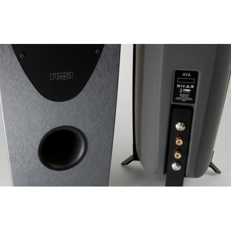Rega AYA GRIGIO ACCIAIO - Coppia diffusori da pavimento