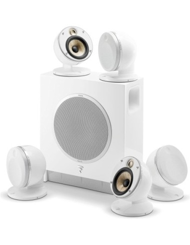 Focal dome pack flax 5.1 bianco - sistema completo di diffusori
