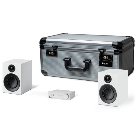 Pro-Ject TRAVEL SET Silver/Satin White