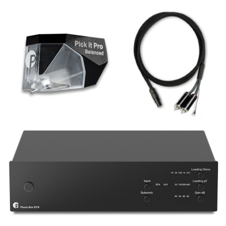 Pro-Ject UPGRADE SET DEBUT BALANCED Nero