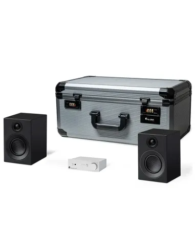 Pro-Ject TRAVEL SET Silver/Satin Black