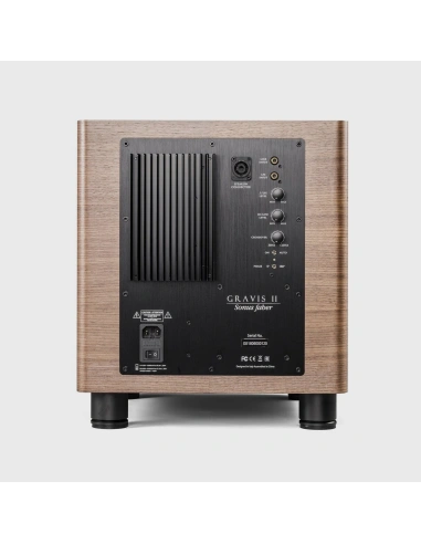 Sonus faber gravis ii wood - subwoofer attivo bass reflex